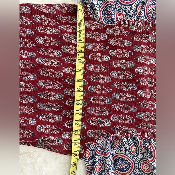 Alix of Bohemia NWOT Shelby Mulberry Ruffle Dress Small midi - Picture 4 of 8